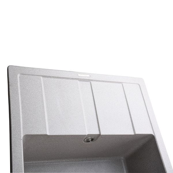 Гранітна мийка Globus Lux ONE сірий камiнь 650x500мм-А0005 22390 фото