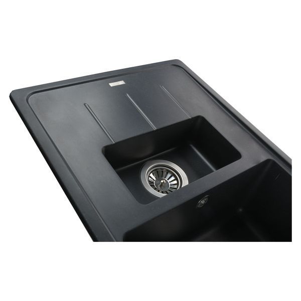 Гранітна мийка Globus Lux IZEO чорний 780x500мм-А0002 8302 фото