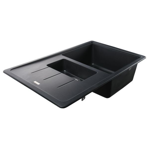 Гранітна мийка Globus Lux IZEO чорний 780x500мм-А0002 8302 фото