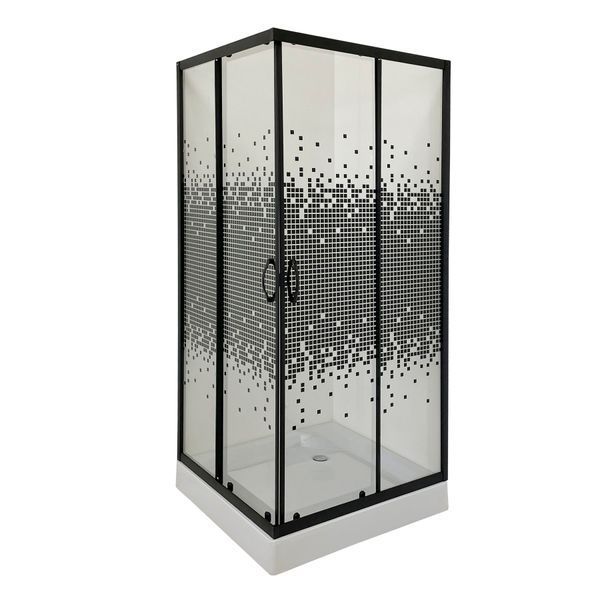 Душова кабіна квадратна NER L90TB.Mosaic (L90B.Mosaic) BRAVO (2уп.) 19820 фото