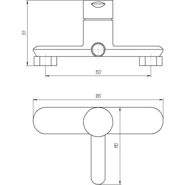 Змішувач для душа TOPAZ CORSICA TC 16701-H48 16705 фото