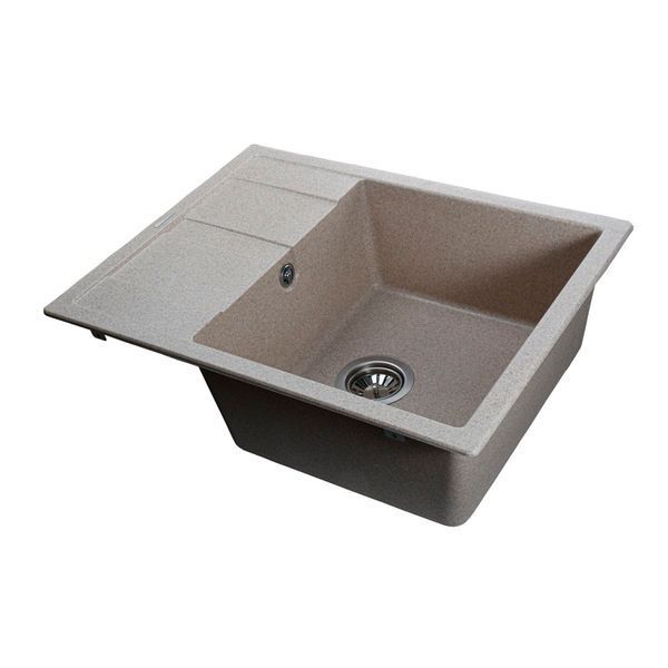 Гранітна мийка Globus Lux ONE мигдаль 650х500мм-А0008 21064 фото