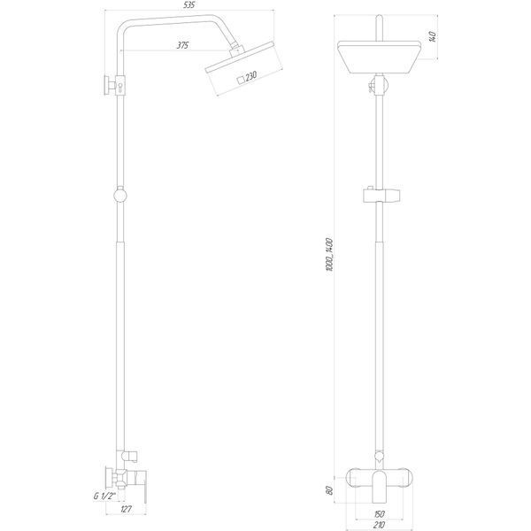 Душова система Globus Lux NIAGARA GLN-0005 18466 фото