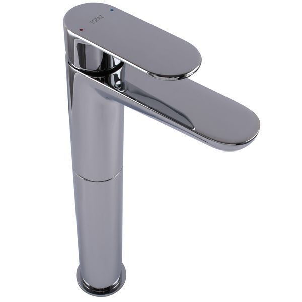 Змішувач для умивальника TOPAZ BARTS TB 07203-H36 високий H-305мм ,на гайці,шланги TAQ-M1055,D35 13599 фото