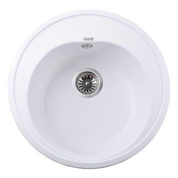 Гранітна мийка Globus Lux MARTIN білий 510мм-А0007 22437 фото