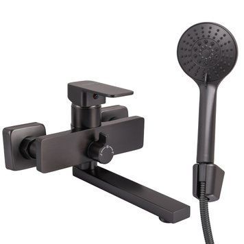 Змішувач для ванної Globus Lux Milano GLM-0102N-11-GRAPHITE 27887 фото