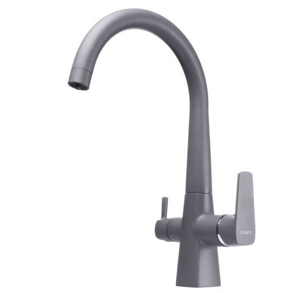 Змішувач для кухні під осмос Globus Lux LAZER GLLR-0999-3-TITANIUM 19256 фото