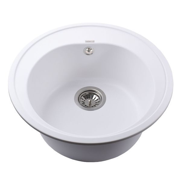 Гранітна мийка Globus Lux MARTIN білий 510мм-А0007 22437 фото