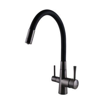 Змішувач для кухні під осмос Globus Lux LAZER GLLR-0903-11-GRAPHITE 22996 фото