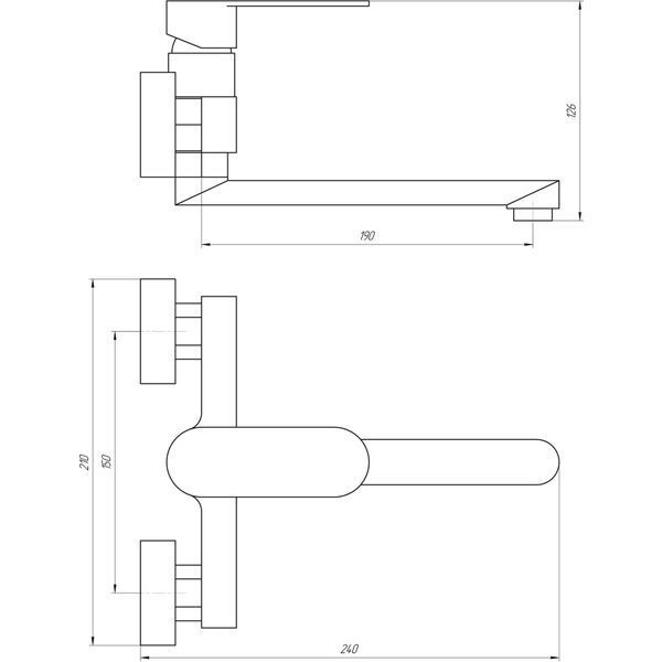 Змішувач для кухні TOPAZ BARTS TB 07218-H36 12232 фото