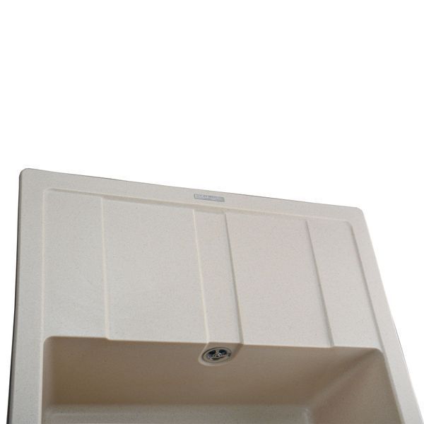 Гранітна мийка Globus Lux ONE слонова кiстка 650х500 21067 фото