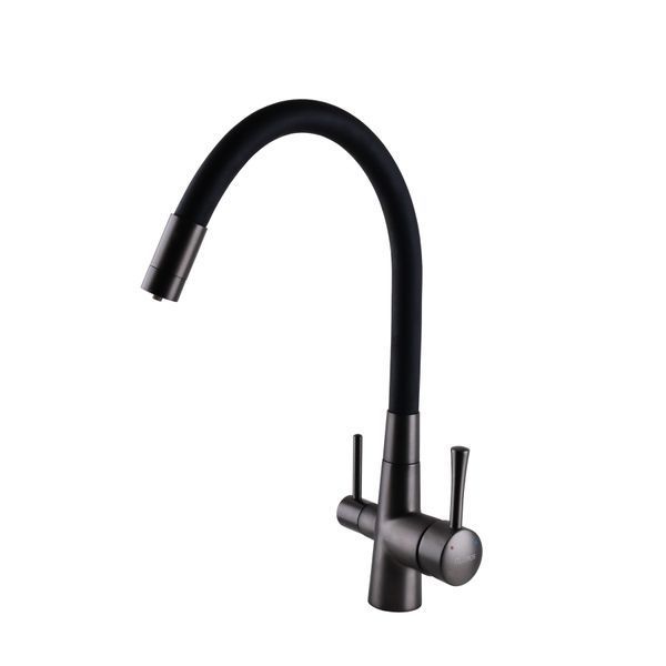 Змішувач для кухні під осмос Globus Lux LAZER GLLR-0903-11-GRAPHITE 22996 фото