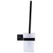 Йоржик настінний Globus Lux BQ9429A без кришки чорний матовий SUS304 21200 фото 2