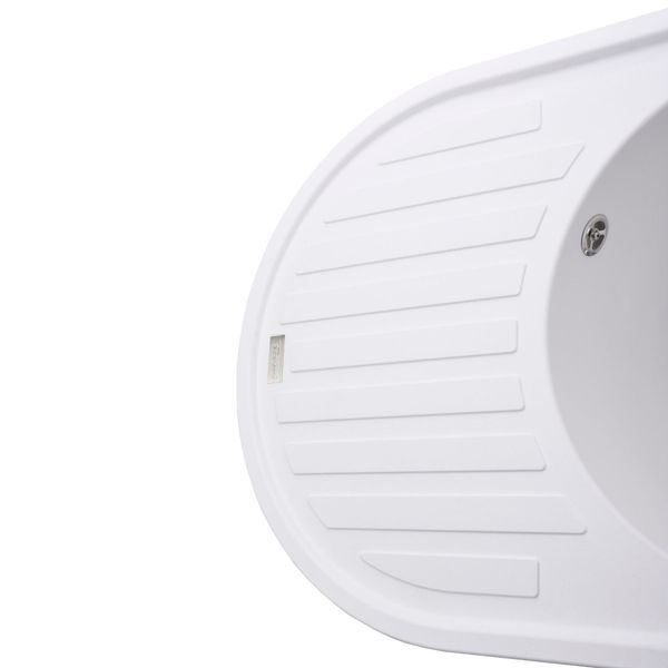 Гранітна мийка Globus Lux OHARA білий 770х500мм-А0007 22440 фото