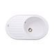 Гранітна мийка Globus Lux OHARA білий 770х500мм-А0007 22440 фото 1