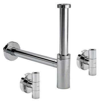 Сифон в комплектi Eleganta Set VIEGA 1 1/4&Prime; метал. хром 492489 (57884) 2290 фото