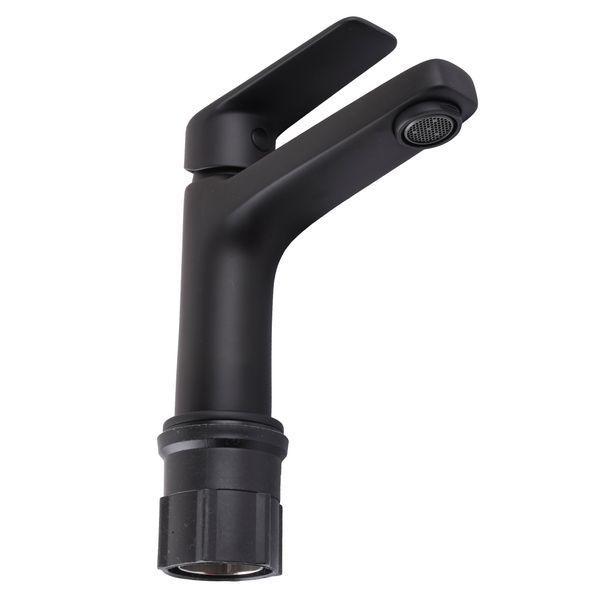 Змішувач для умивальника TOPAZ CAPRI TCA-15207-H44-BL картридж D25, H=140, шланги 45см 27411 фото