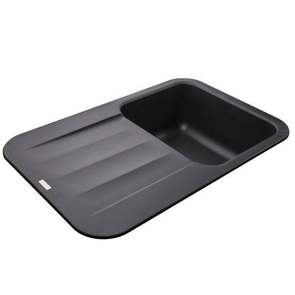 Гранітна мийка Globus Lux OBER чорний 780х500мм-А0002 3455 фото