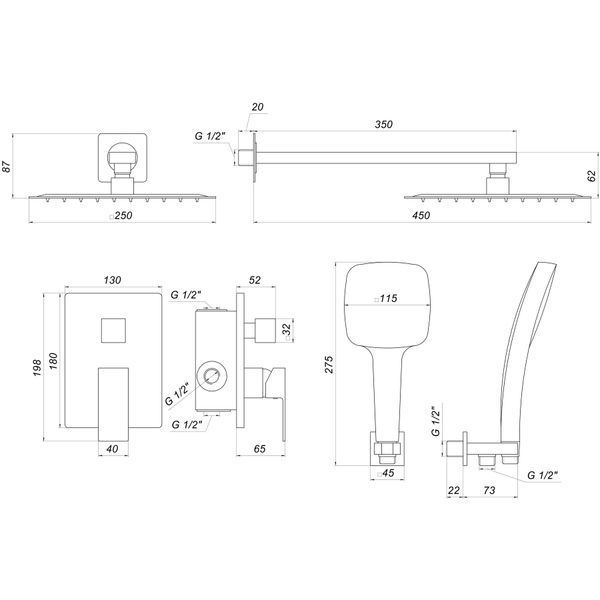 Душова система Globus Lux GLM-205-SMART 22020 фото