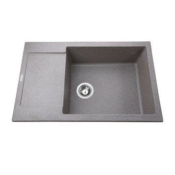 Гранітна мийка Globus Lux MALABI мокко 780x500мм 23491 фото