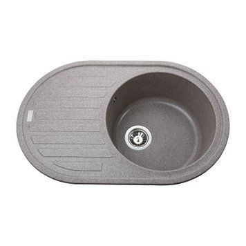 Гранітна мийка Globus Lux OHARA мокко 770х500мм 23497 фото