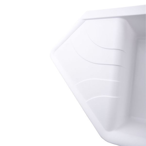 Гранітна мийка Globus Lux GARDA білий 1000х500мм-А0007 8750 фото
