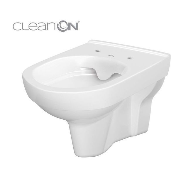 CET Cersanit 794 CITY NEW CLEAN ON підвісний з кришкою дюропласт ліфт SLIM 20744 фото