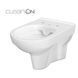 CET Cersanit 794 CITY NEW CLEAN ON підвісний з кришкою дюропласт ліфт SLIM 20744 фото 2