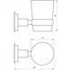 Стакан одинарний Perfect Sanitary Appliances SP 8121 4570 фото 2