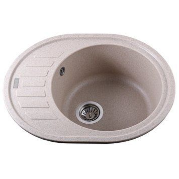 Гранітна мийка Globus Lux ARNO піщаний 620х500мм-А0004 20964 фото