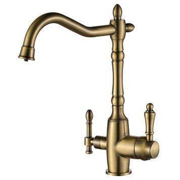 Змішувач для кухні під осмос Globus Lux LAZER GLLR-1000-9-BRONZE 19266 фото