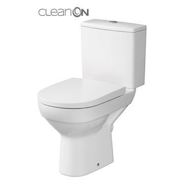 Компакт Cersanit 602 CITY NEW CLEAN ON 011 3/5 з кришкою дюропласт ліфт 23050 фото