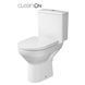 Компакт Cersanit 602 CITY NEW CLEAN ON 011 3/5 з кришкою дюропласт ліфт 23050 фото 1