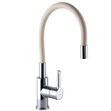 Змішувач для кухні DOMINO PRESTIGE DPS-203SLR-BEIGE 24609 фото