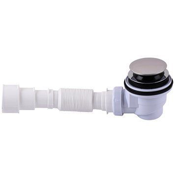 Сифон &Prime;Waterstal&Prime; для душового піддону Click-Clack з гнучкою трубою 32/40/50 Н=65 мм (А - 1765) 28714 фото
