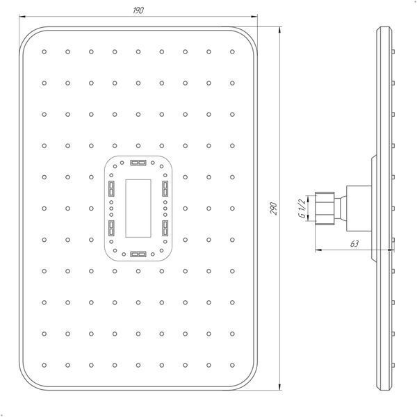Душова лійка Globus Lux SD-003-30-00 21213 фото