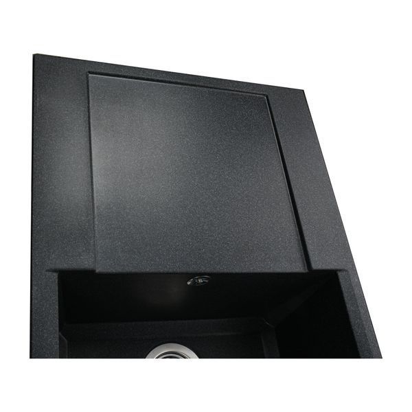 Гранітна мийка Globus Lux KOMO графіт 790х500мм-А0001 6137 фото
