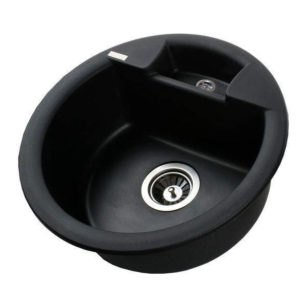 Гранітна мийка Globus Lux GURON чорний 480мм-А0002 1562 фото