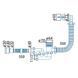 Сифон &Prime;Waterstal&Prime;для ванни регульований Click-Clack з гнучкою трубою 32/40/50 (А - 18089) 28715 фото 6