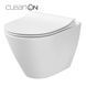 CET Cersanit 743 CITY OVAL CLEAN ON підвісний з кришкою SLIM дюропласт ліфт 22157 фото 1