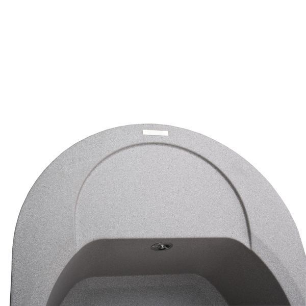 Гранітна мийка Globus Lux MORAINE сiрий камiнь 600x470мм-А0005 22393 фото