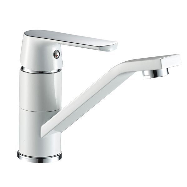 Змішувач для умивальника Globus Lux Laguna GLA-0203MQ-7-WHITE 22566 фото