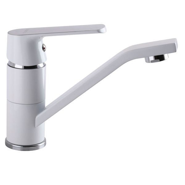 Змішувач для умивальника Globus Lux Laguna GLA-0203MQ-7-WHITE 22566 фото