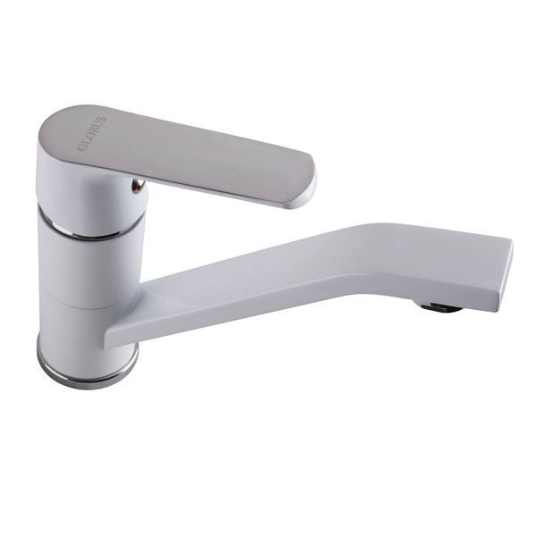 Змішувач для умивальника Globus Lux Laguna GLA-0203MQ-7-WHITE 22566 фото