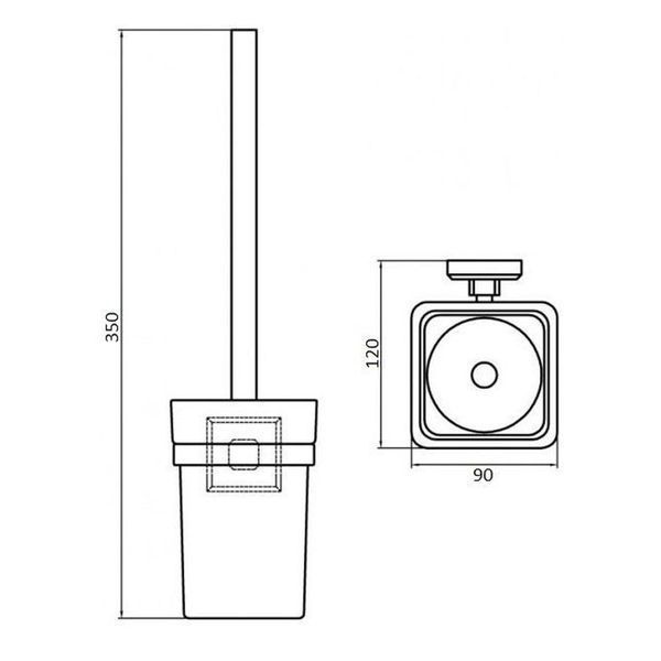 Йоржик настінний Perfect Sanitary Appliances КВ 9929A 12270 фото