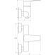 Змішувач для душу Globus Lux QUEENSLAND GLQU-0105 8761 фото 5
