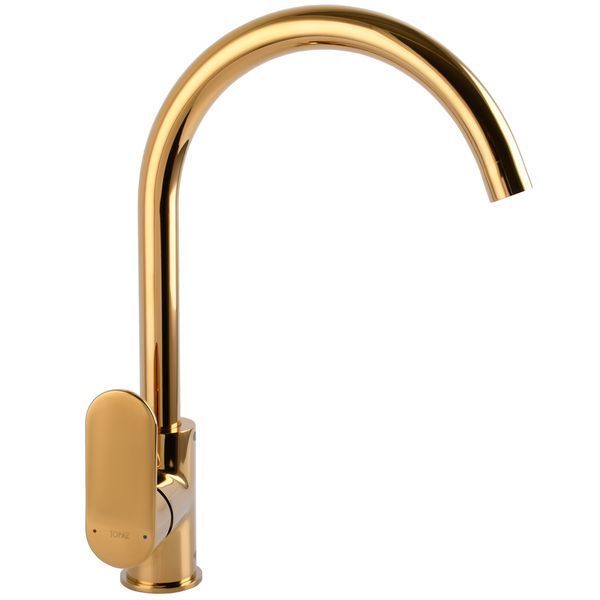 Змішувач для кухні TOPAZ BARTS TB 07403-H36-AU боковий S- D35 шланги 45см золото PVD 20986 фото