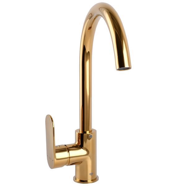 Змішувач для кухні TOPAZ BARTS TB 07403-H36-AU боковий S- D35 шланги 45см золото PVD 20986 фото