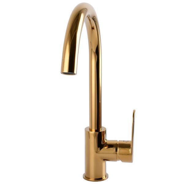 Змішувач для кухні TOPAZ BARTS TB 07403-H36-AU боковий S- D35 шланги 45см золото PVD 20986 фото