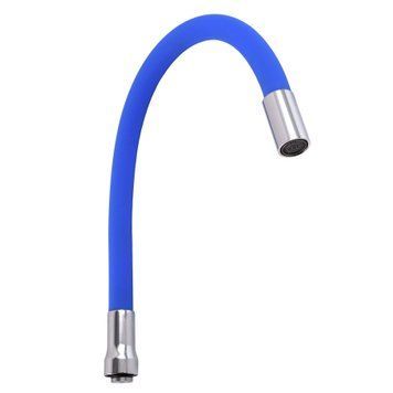 Вилив змішувача GLR-BLUE-55 для кухні Гофрований.силікон Синій , 3/4&Prime;ВН 18569 фото